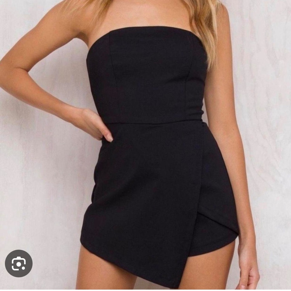 Princess Polly Past Spirit Strapless Playsuit